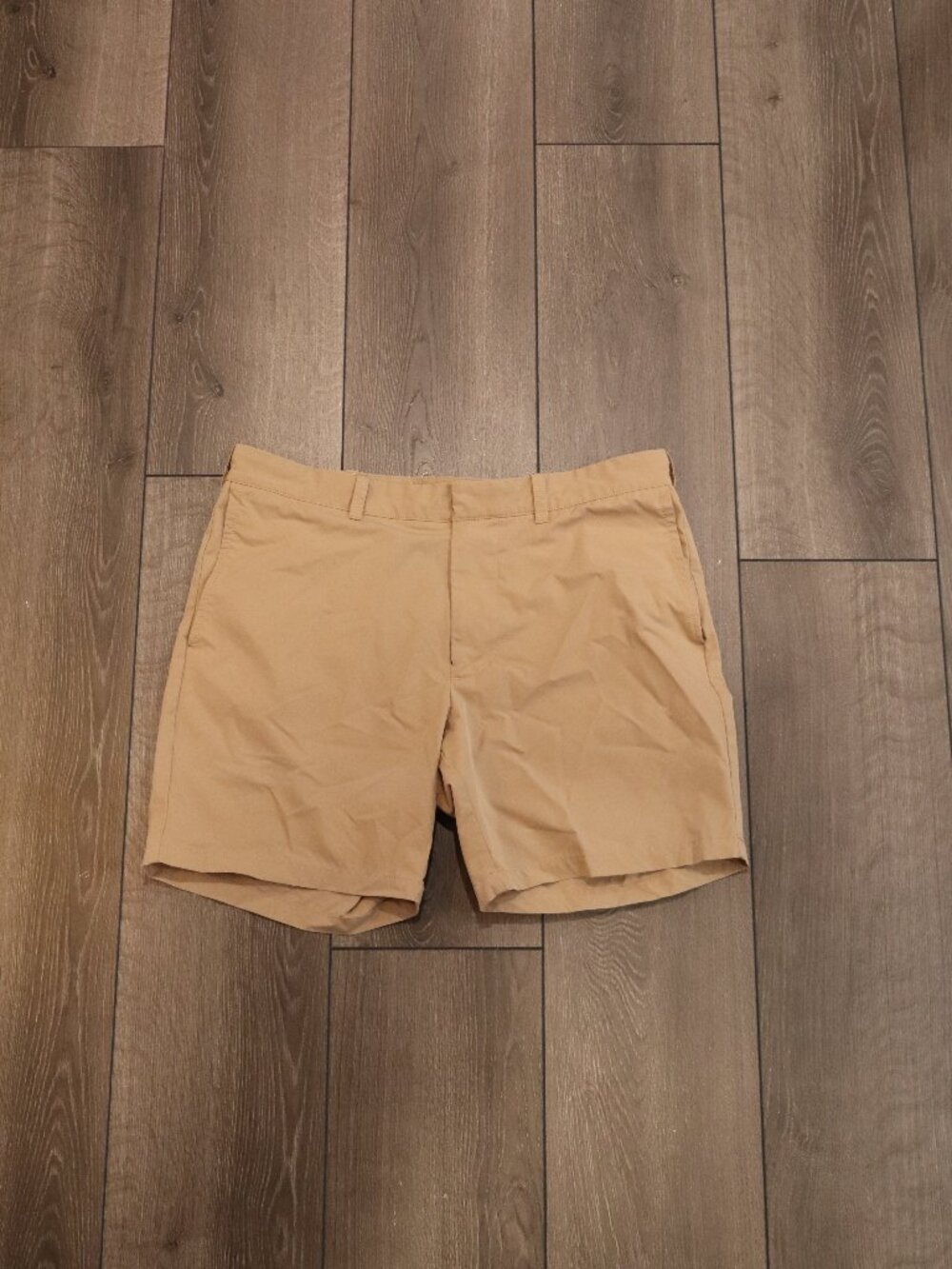 Mens J.Crew Cargo Khaki Shorts 7in Sz 33